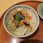 銀座 しのはら - 筍と桜えびのご飯
