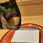 銀座 しのはら - 鰻.玉子焼.花山椒の手巻き