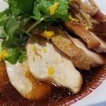 Rock’anDo - シャポーン鹿児島鶏ゆずみつば 醤油 肉増し