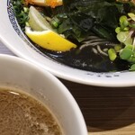 Rock’anDo - 蛍いか煮干つけ麺（烏賊墨昆布水）