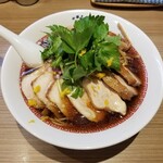 Rock’anDo - シャポーン鹿児島鶏ゆずみつば 醤油 肉増し