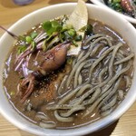 Rock’anDo - 蛍いか煮干つけ麺（烏賊墨昆布水）