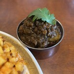 カレーの店 マボロシ - マトンと茄子のキーマ