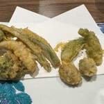 壽司居酒屋 龍 - 山菜天婦羅