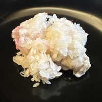 緒方 - 鯛の白子　飯蒸し
