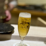 鮨 なんば - ②生ビール