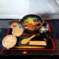 松阪牛 よし田 - 【黒毛和牛すき焼き御膳(80g)】(¥1600)