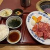 利花苑 - カルビランチ 肉大盛り(角切り)