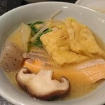 ちゃんこ巴潟 - よそって頂きました(味噌味)