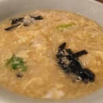 ちゃんこ巴潟 - 醤油味のおじや