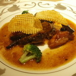 アピシウス - リ・ド・ヴォ－と国産鮑のアンサンブル