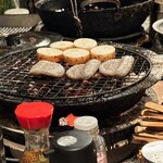 三河屋 - 山芋と黒はんぺん焼き