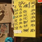 三河屋 - おでんメニュー