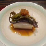 割烹 清風 - タイの白子豆腐