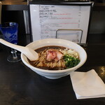 弘明寺丿貫 - 烏賊豚骨ラーメン着丼