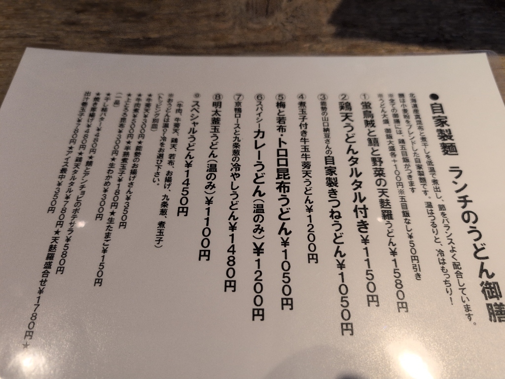 メニュー写真 : 酒菜とうどん 飩燗 （ドンカン） - 江坂/居酒屋 | 食べログ