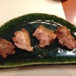 焼鳥YAMATO - 熟成のもも肉4種盛り