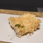 天ぷら 中村 - 穴子（一口目に山椒で後はお好み）