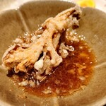 天ぷら 中村 - 舞茸（天つゆに直入れ）