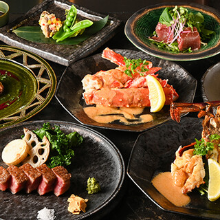 記念日や特別な日に◆味わう最高ランクA5山形牛と新鮮魚介