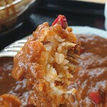 グリル - ロブスターと帆立貝のカレーライス