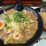 麺屋　志 - ちゃんぽんセット炒飯