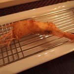 ワインと串揚げ こぱん - 天使の海老　姿揚げ