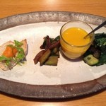にいはら - 梅コース（前菜）