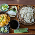 手打ち蕎亭　なる堵 - 料理写真:ミニ丼セット　かつ丼　