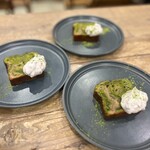 託児所カフェ ミンティッドマム - 抹茶のパウンドケーキ