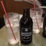 なつかし家 - ホッピーセット　550円　黒と白