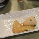 なつかし家 - 新玉ねぎバターポン酢旨とろ焼　取り分け