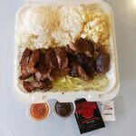 L&L Hawaiian Barbecue - ニューヨークステーキプレート2