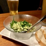 個室居酒屋 古民家和食ダイニング きよ久 - アボカドとクレソンわさびマヨ＆バゲット