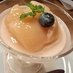 MicT - 桃のブラマンジェ