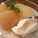 MicT - 桃のブラマンジェ 結構ボリューム