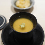 鮨 西崎 - のれそれ茶碗蒸し