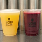 UCHU BREWING - SPACE SHARKとCosmic Tastee