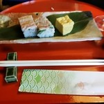 とうふ屋うかい - 押し寿司と玉子焼き