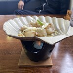 かにた川 - ホタテのバター焼き
