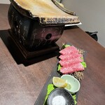 Sake Sakana Shunsai Rikari - 瓦焼き　倉石牛