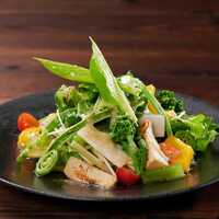 十四種野菜のサラダ 　　擦りおろし林檎ドレッシング
