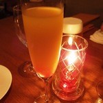 Wine & Dining The Orange - マンゴーオレンジのカクテル（600円）。