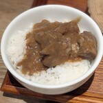 牛たんの檸檬  - 牛たんカレー　オンザライス
