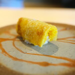 鮨 三心 - ここの玉子もいい感じ。