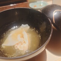 焼鳥 篠原 - 黒帝鶏ワンタンスープ