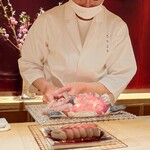 千葉たかおか - 炭火で炙る大将