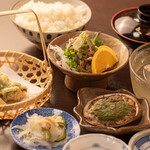 三河屋 - 料理写真:鰺づくし御膳