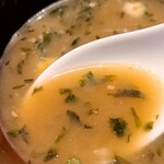 中華蕎麦 とみ田 - 皆でスープ割り