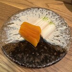 味処 高雄 - 自家製唐墨とうどスライス